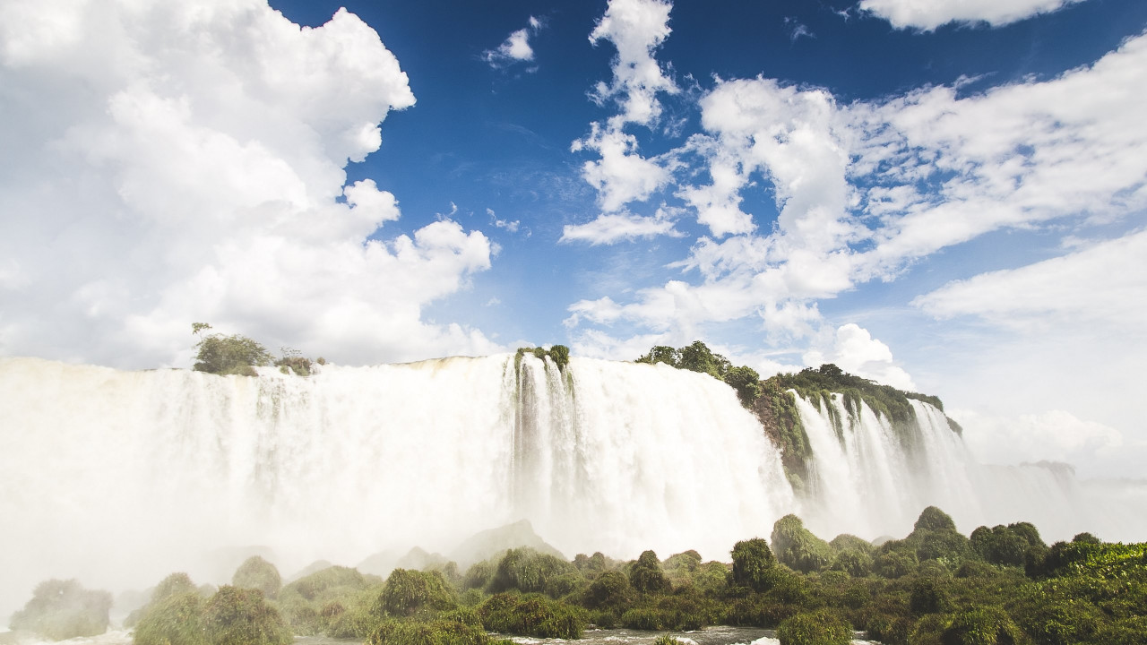Iguazu waterfalls wallpaper 1280x720