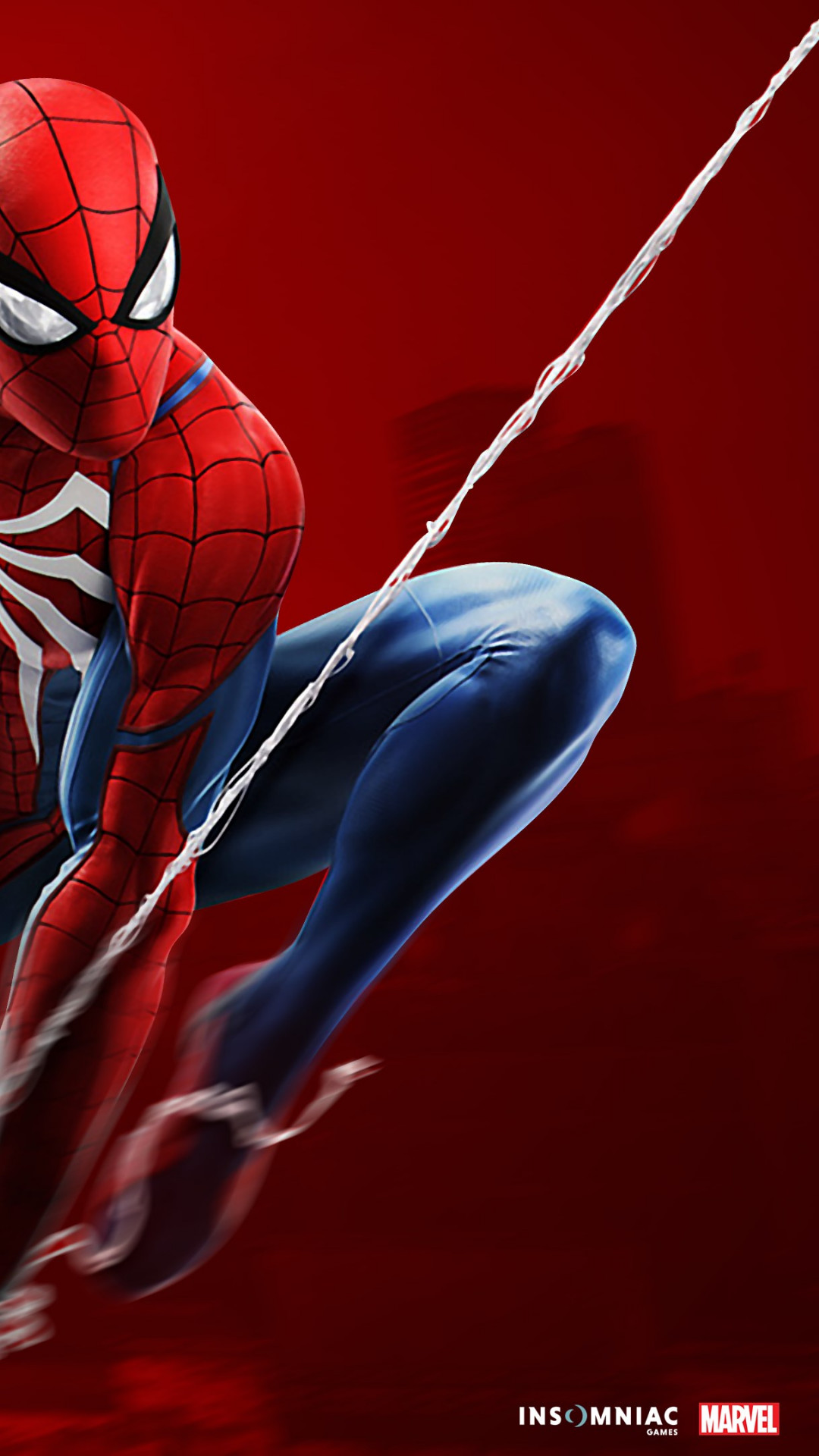 Download wallpaper: Spider Man game on PS4 1080x1920