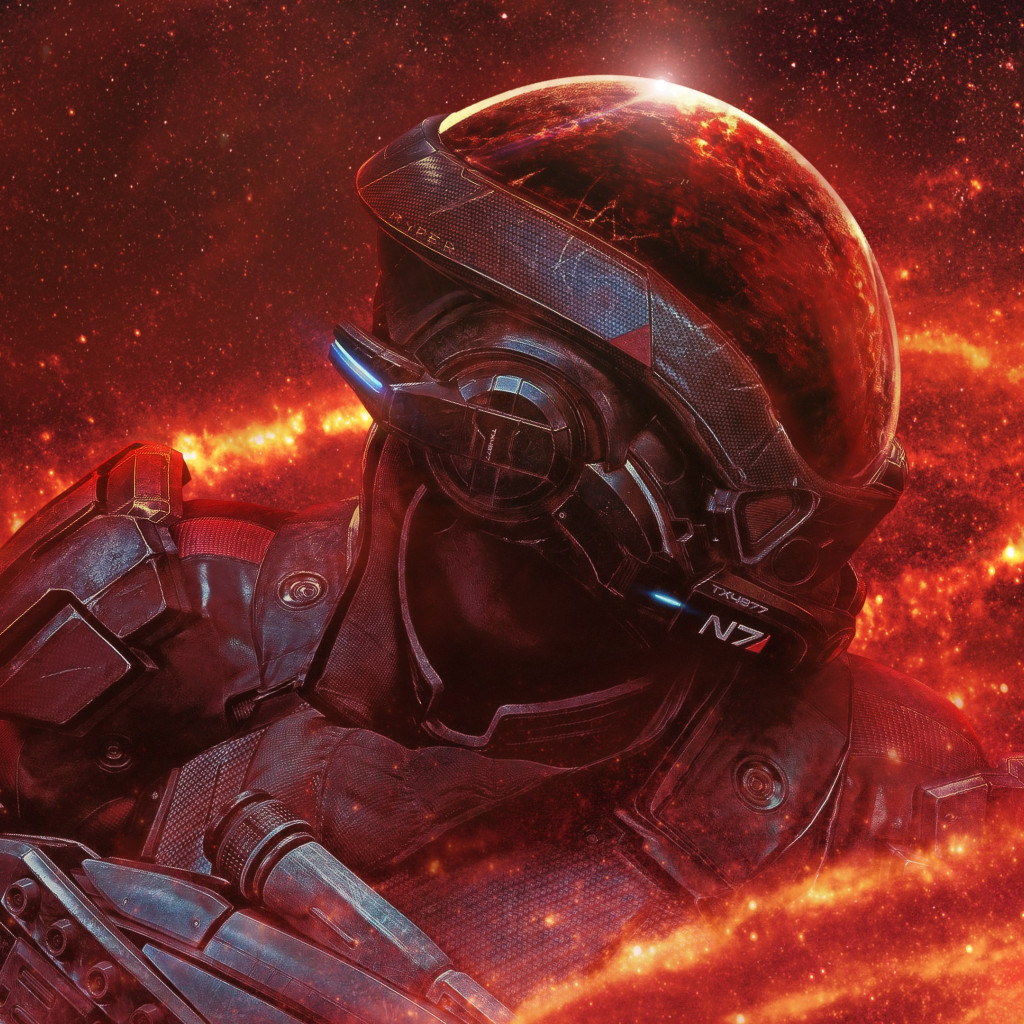 Mass Effect Andromeda N7 wallpaper 1024x1024