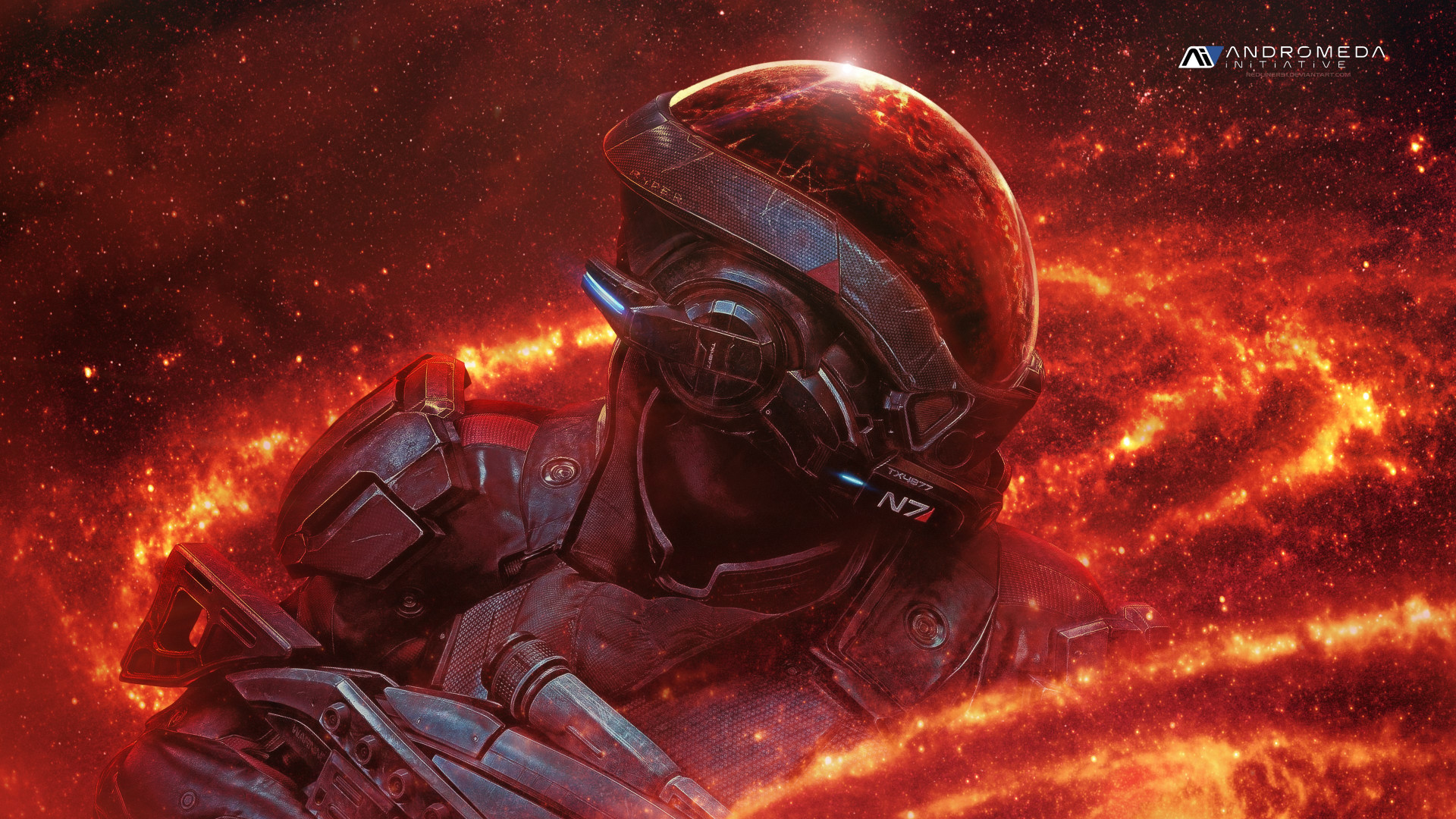 Mass Effect Andromeda N7 wallpaper 1920x1080