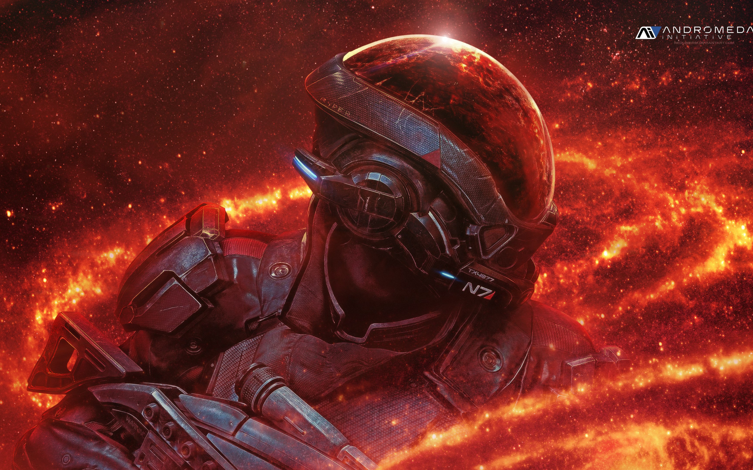 Mass Effect Andromeda N7 wallpaper 2560x1600