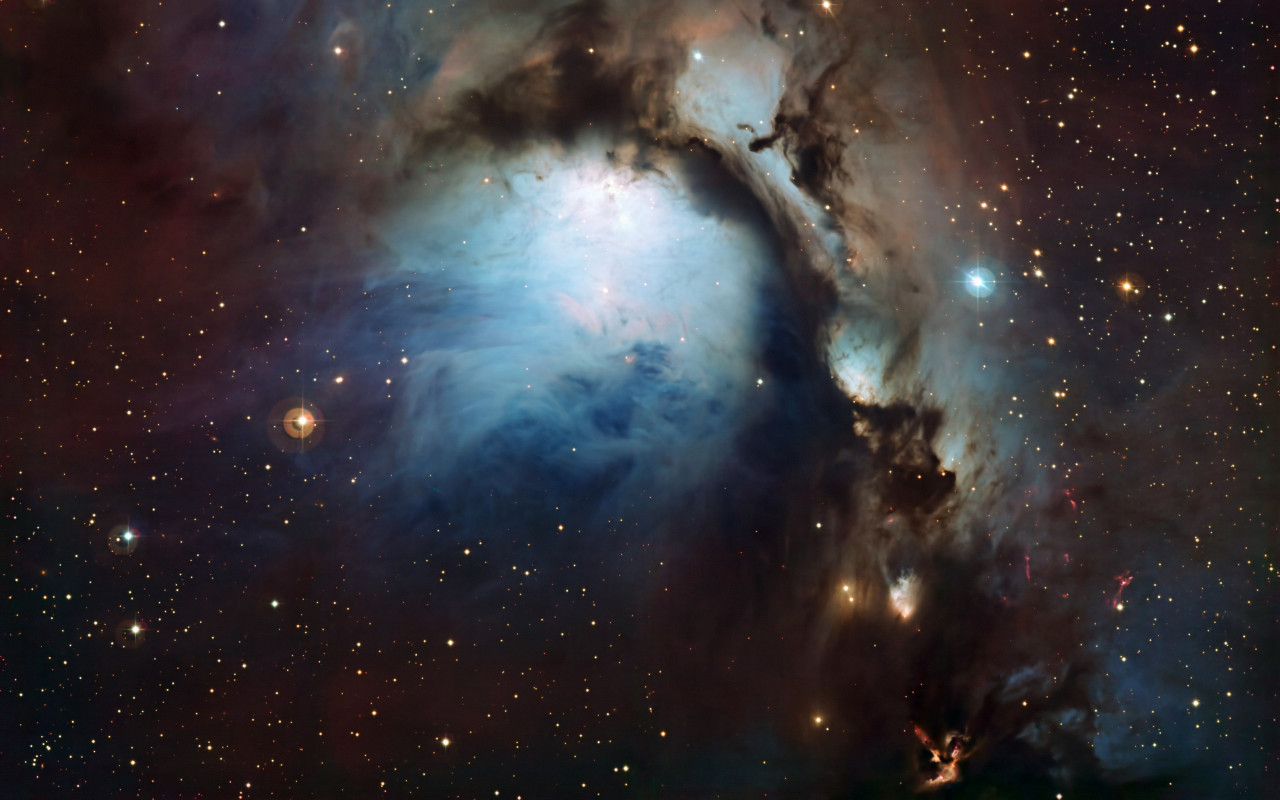 Reflection nebula in Orion wallpaper 1280x800
