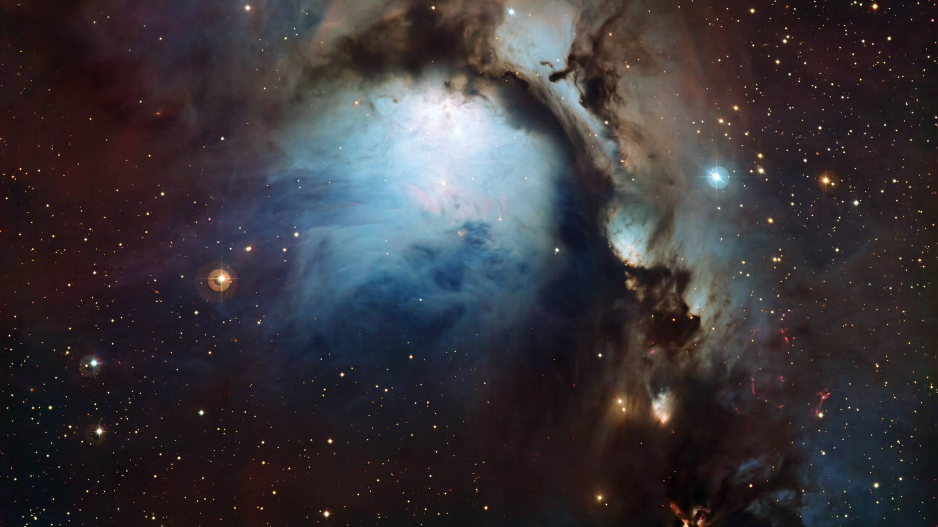 Reflection nebula in Orion wallpaper 1920x1080