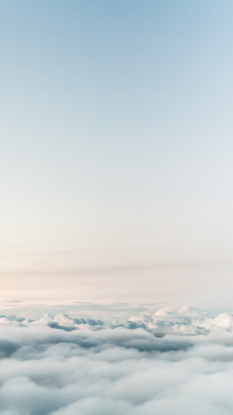 Floating on clouds wallpaper 480x854