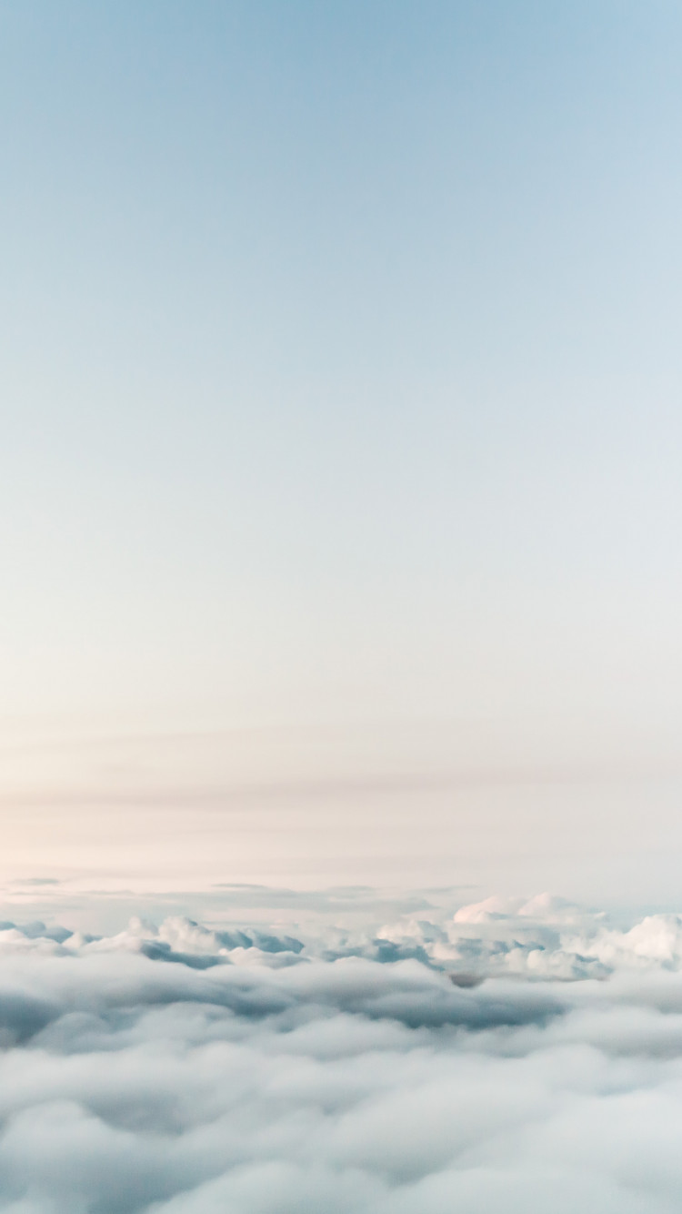 Floating on clouds wallpaper 750x1334