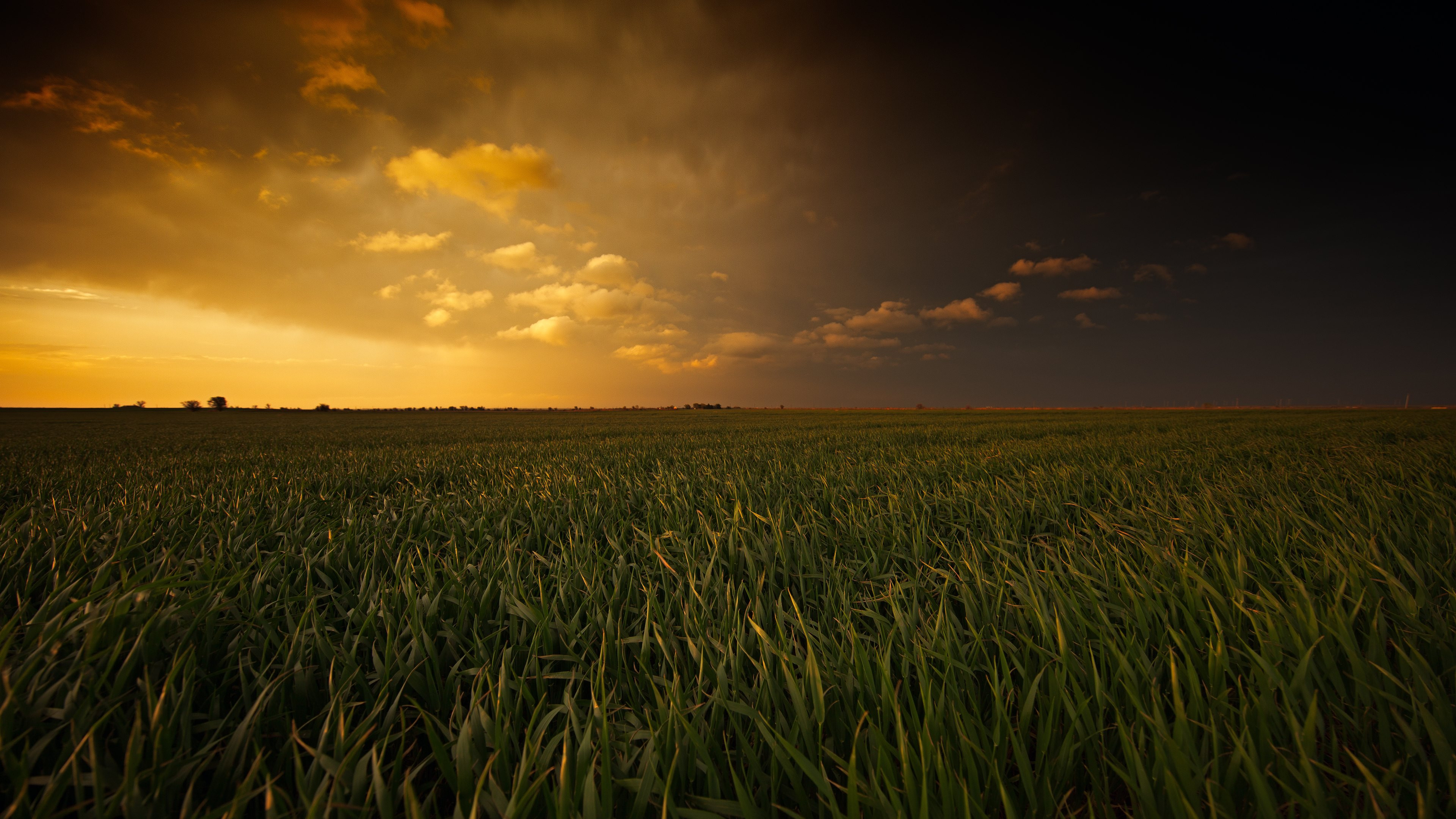 Painted plains wallpaper 3840x2160