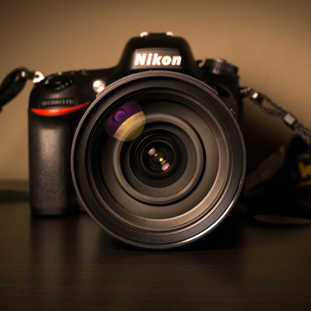Nikon DSLR Camera wallpaper 1024x1024