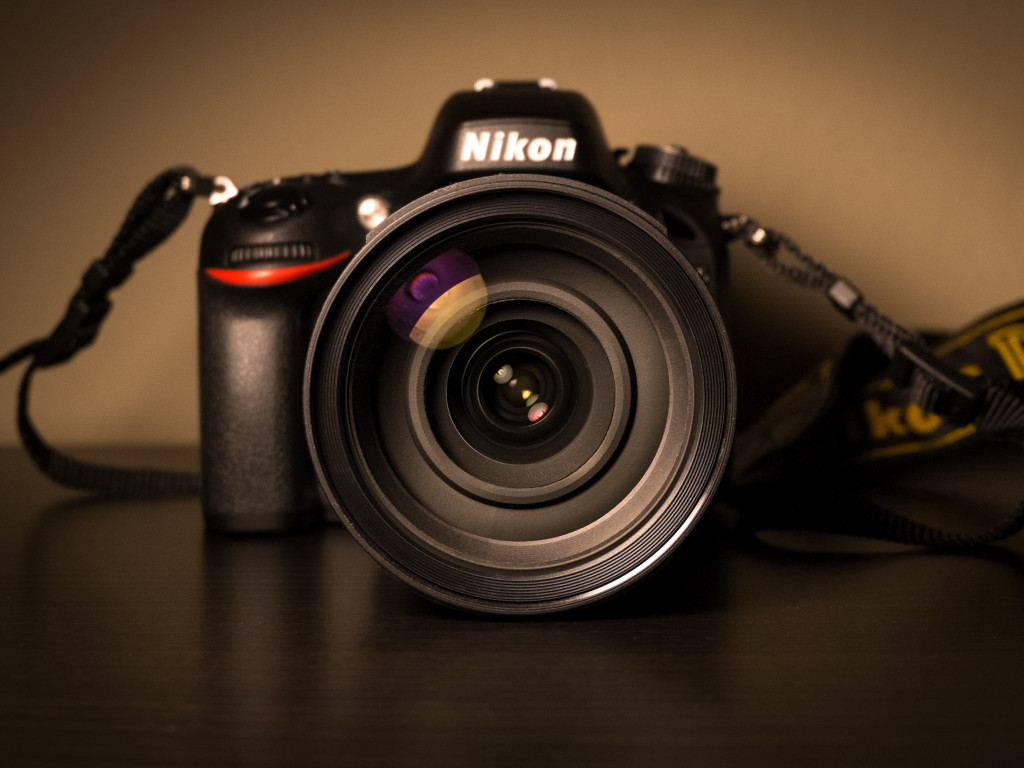 Nikon DSLR Camera wallpaper 1024x768