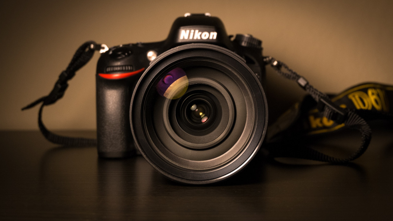 Nikon DSLR Camera wallpaper 1280x720