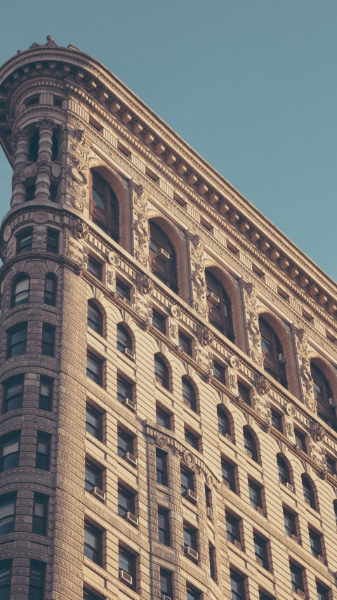 Flatiron building in New York wallpaper 480x854