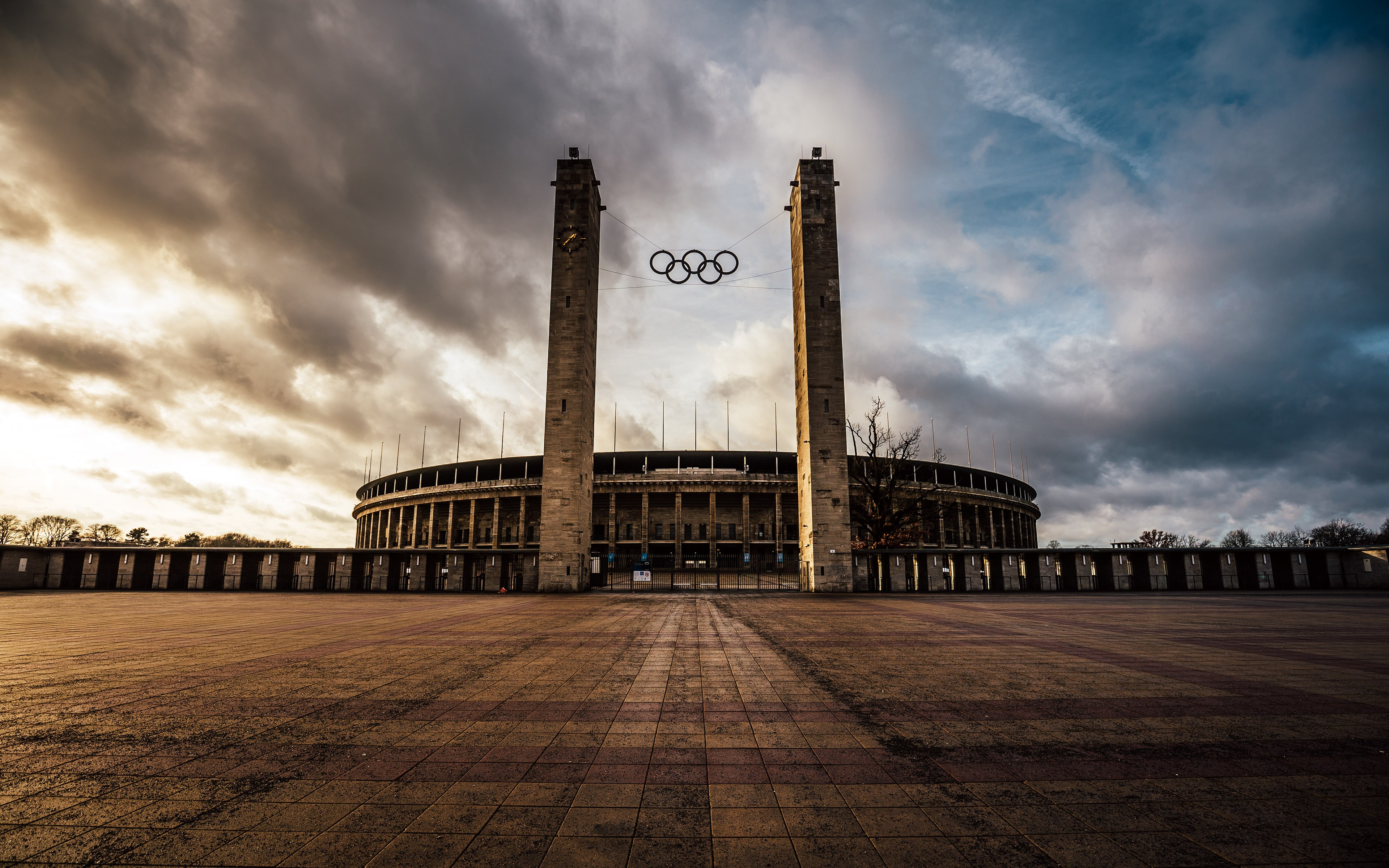 The Olympiastadion from Berlin wallpaper 3840x2400