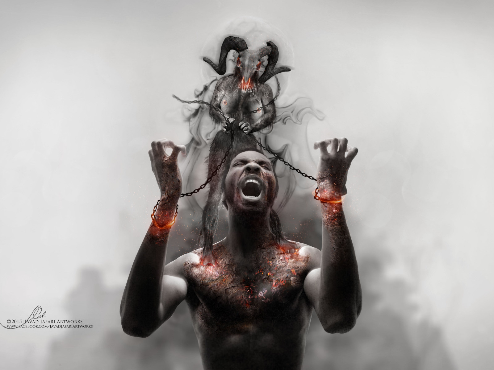 Photoshop artwork: Illustrating slavery wallpaper 1600x1200