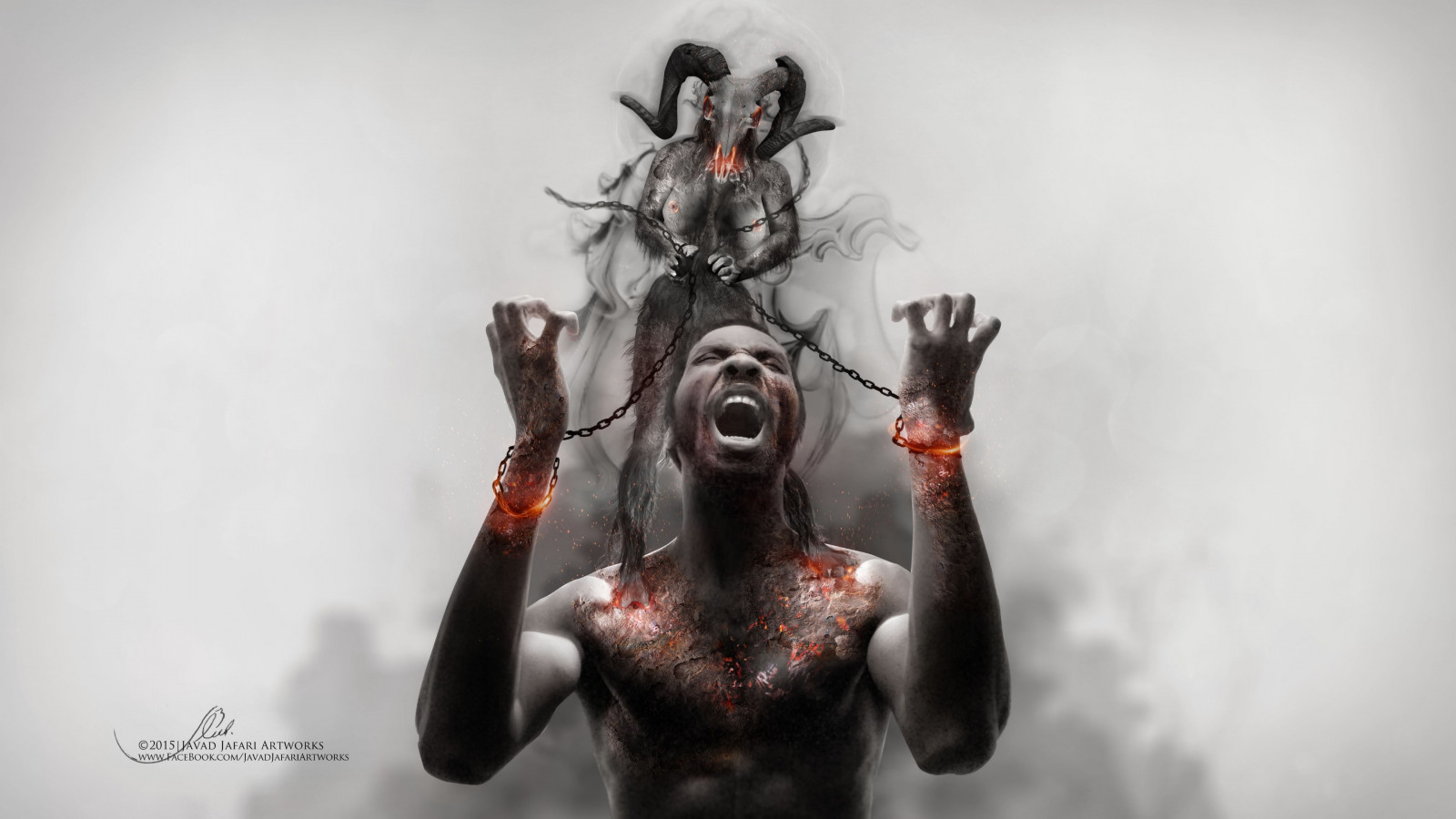 Photoshop artwork: Illustrating slavery wallpaper 1600x900