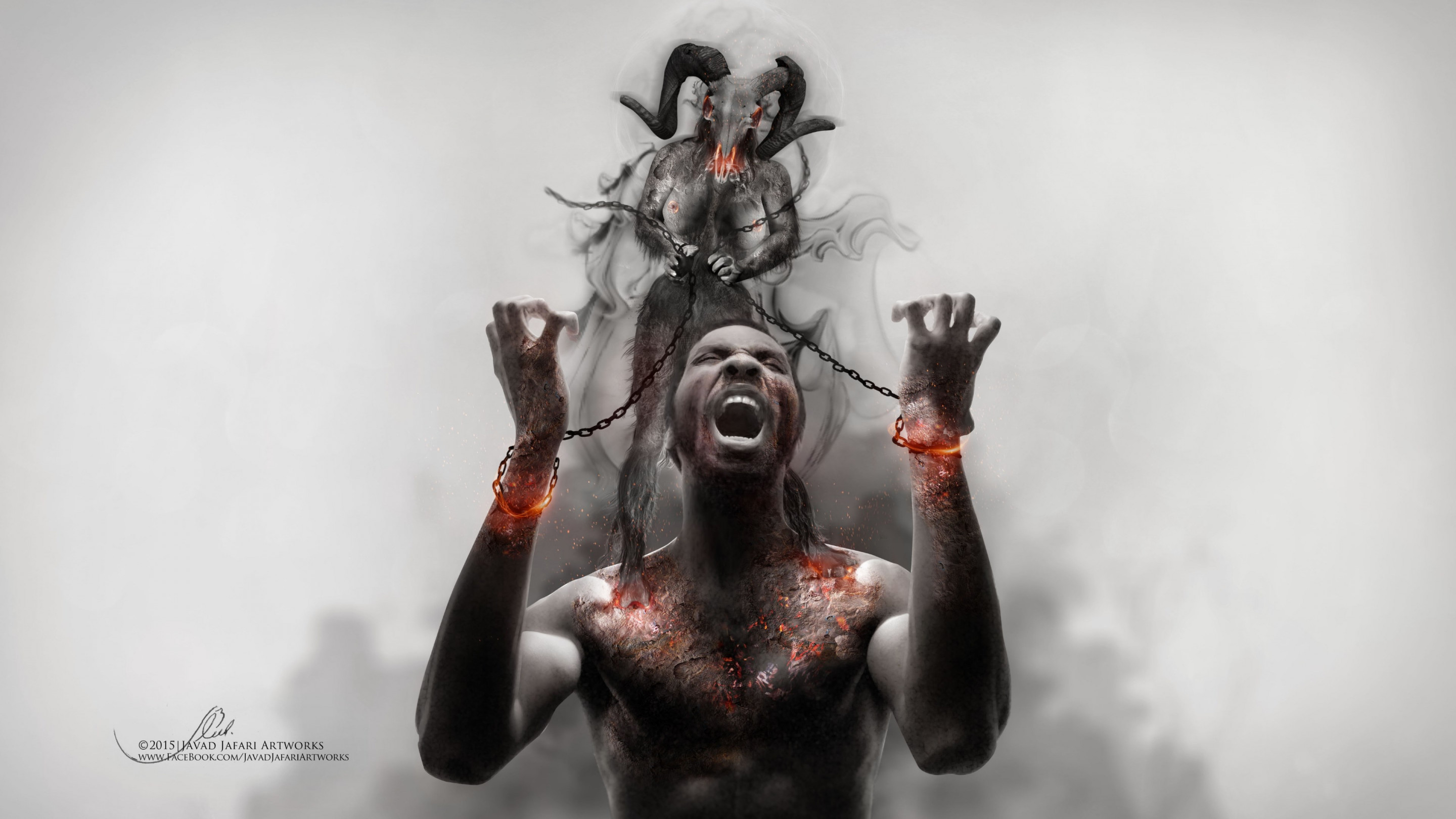 Photoshop artwork: Illustrating slavery wallpaper 2880x1620