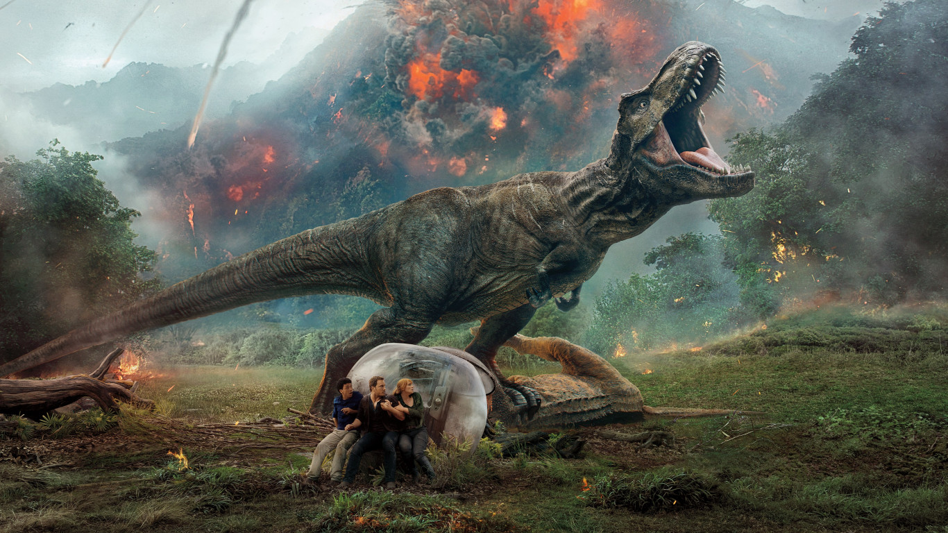 Jurassic World: Fallen Kingdom wallpaper 1366x768