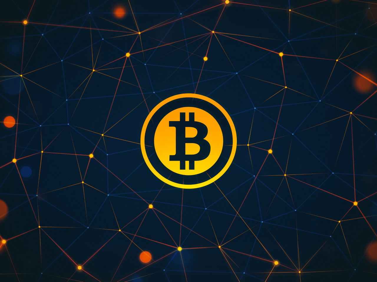 Bitcoin logo wallpaper 1280x960