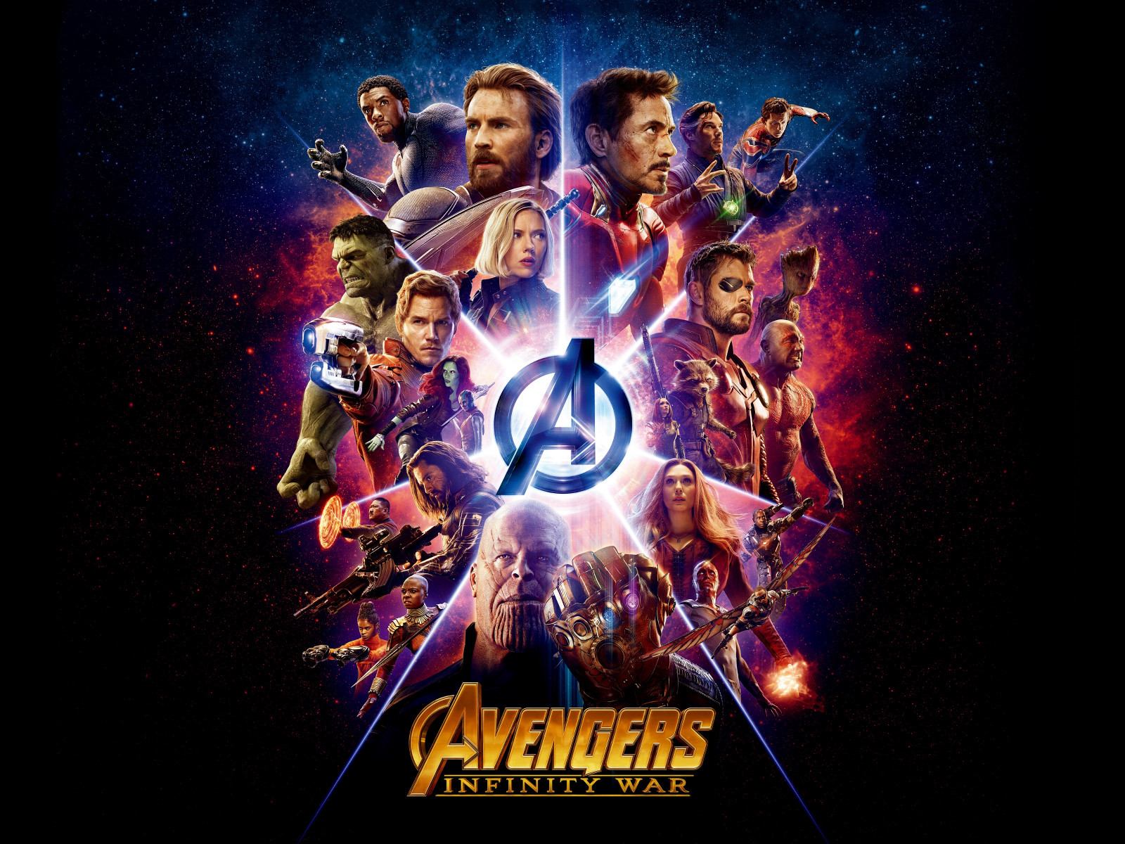 All the heroes from Avengers: Infinity War wallpaper 1600x1200