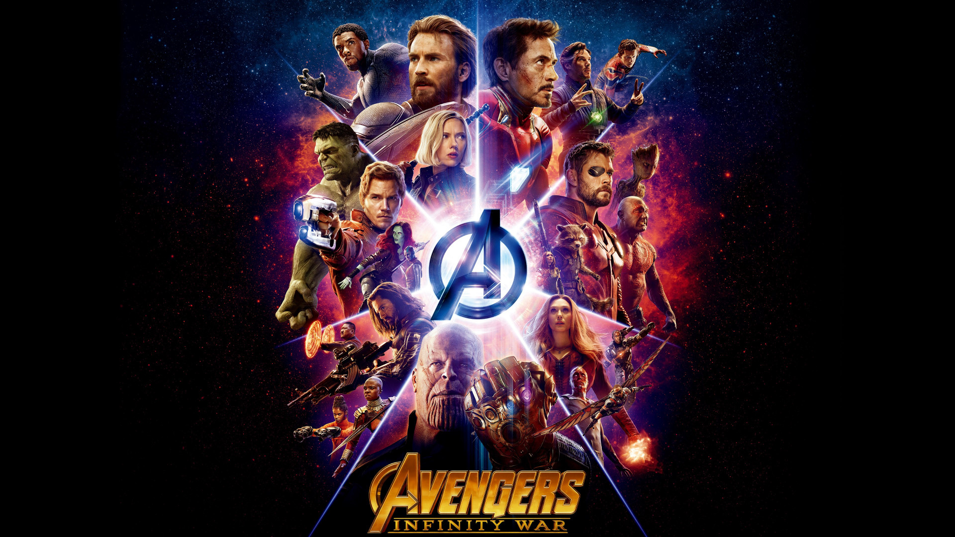 All the heroes from Avengers: Infinity War wallpaper 1920x1080