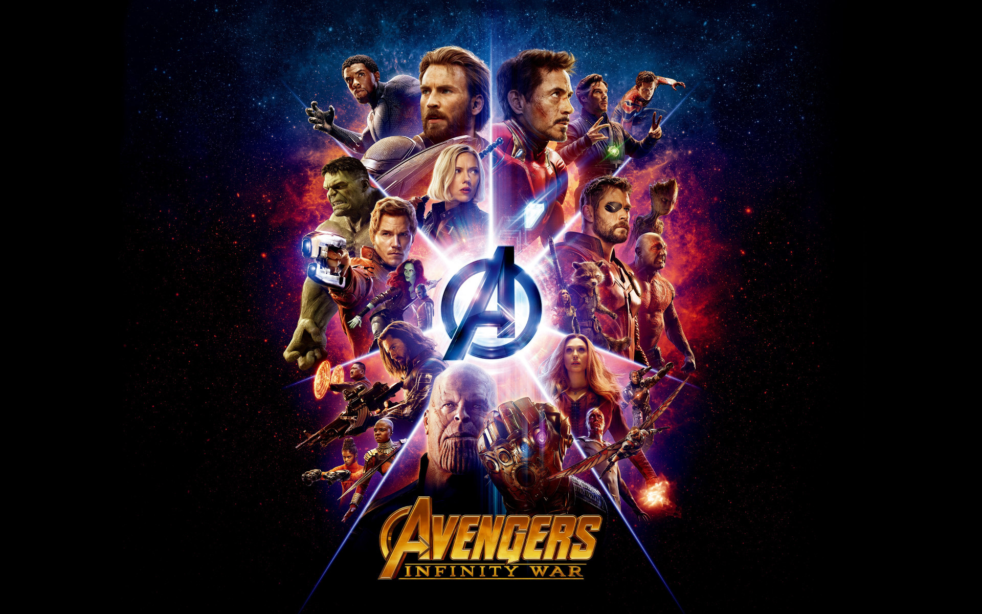 All the heroes from Avengers: Infinity War wallpaper 1920x1200