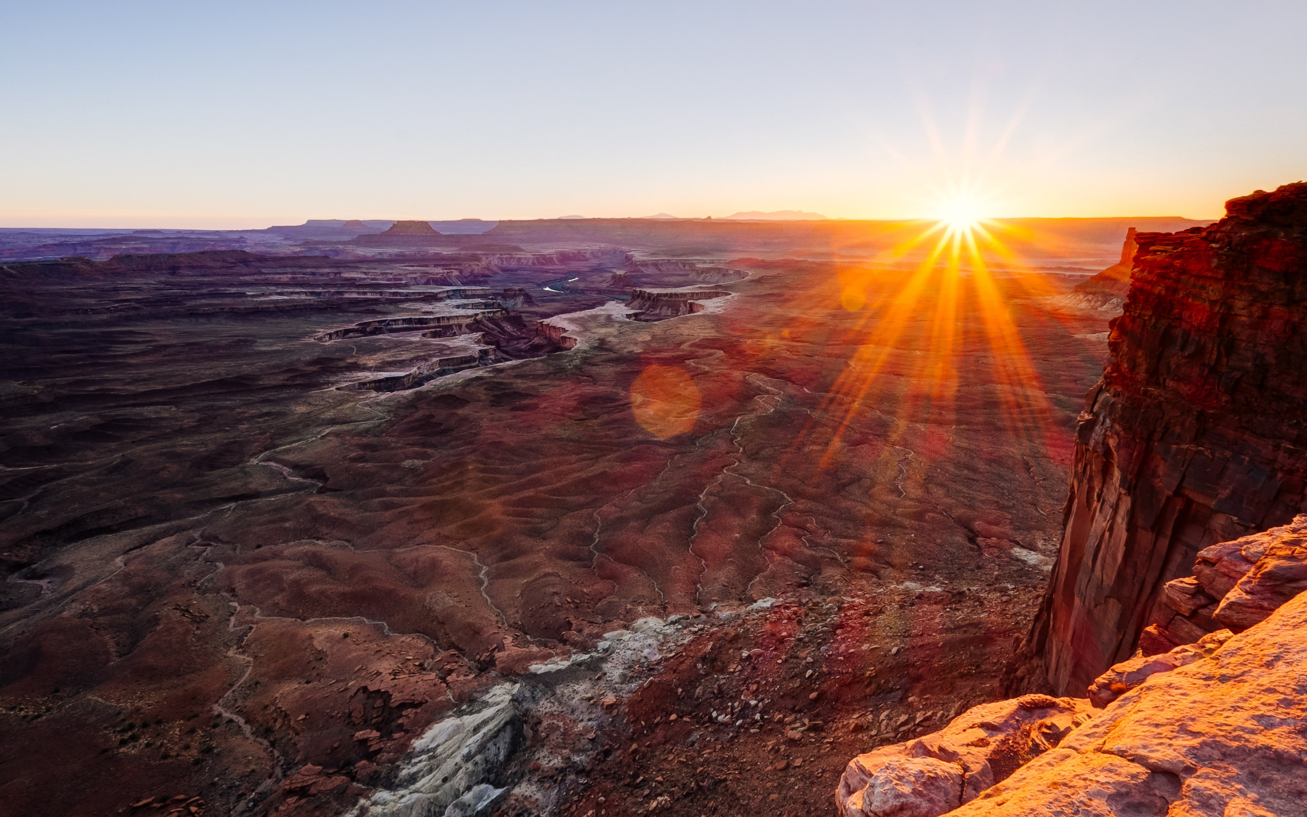 Canyonlands National Park view wallpaper 2560x1600