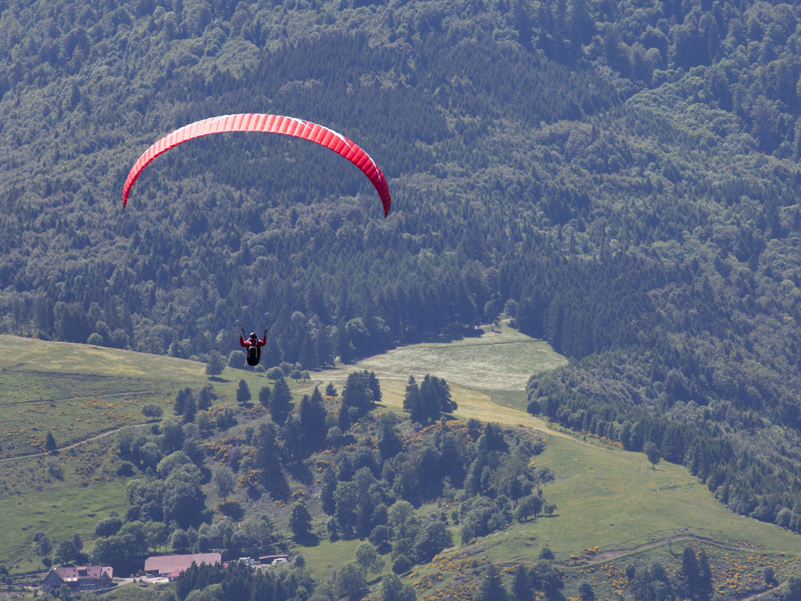Paragliding wallpaper 1600x1200