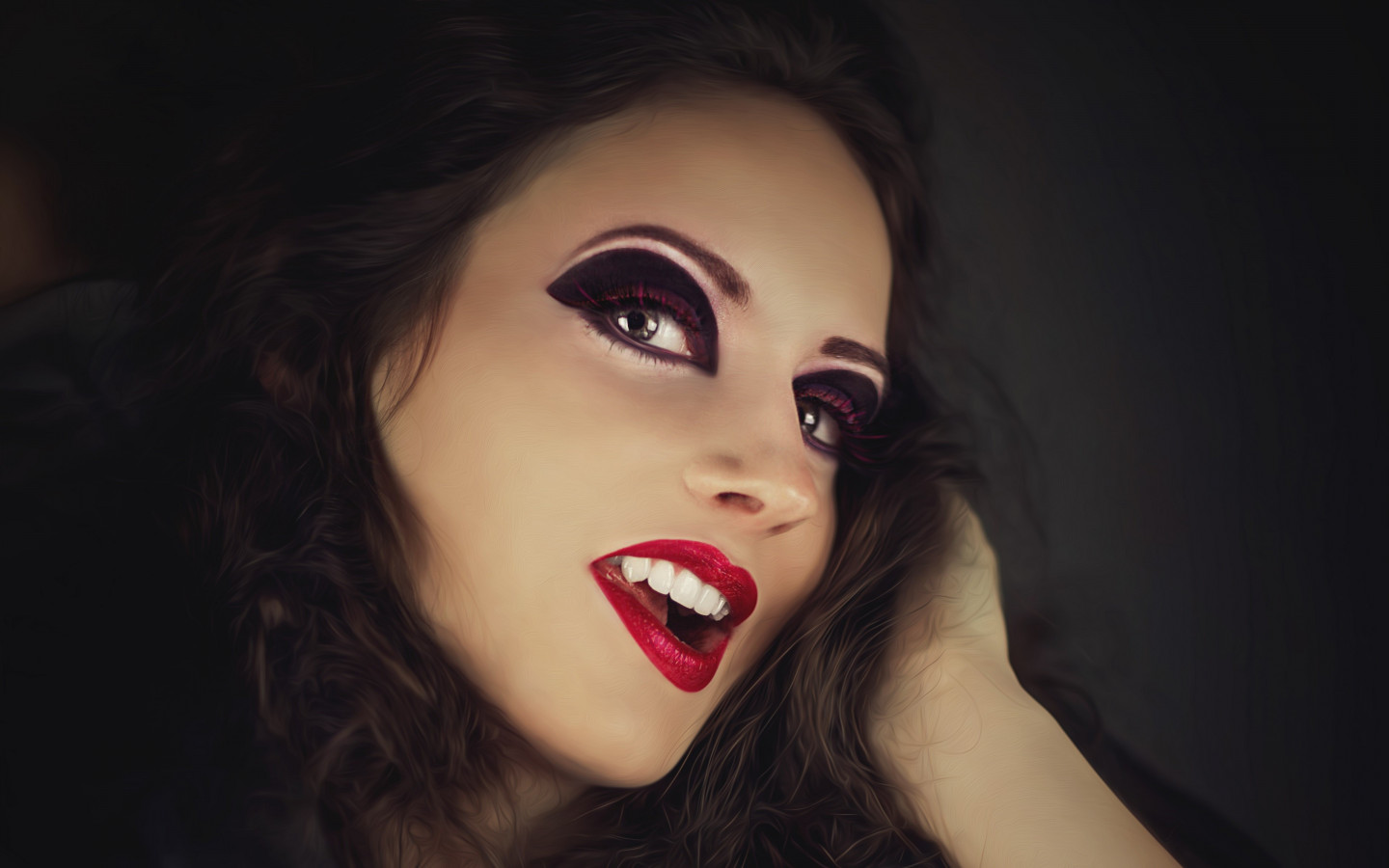 Vampire girl wallpaper 1440x900