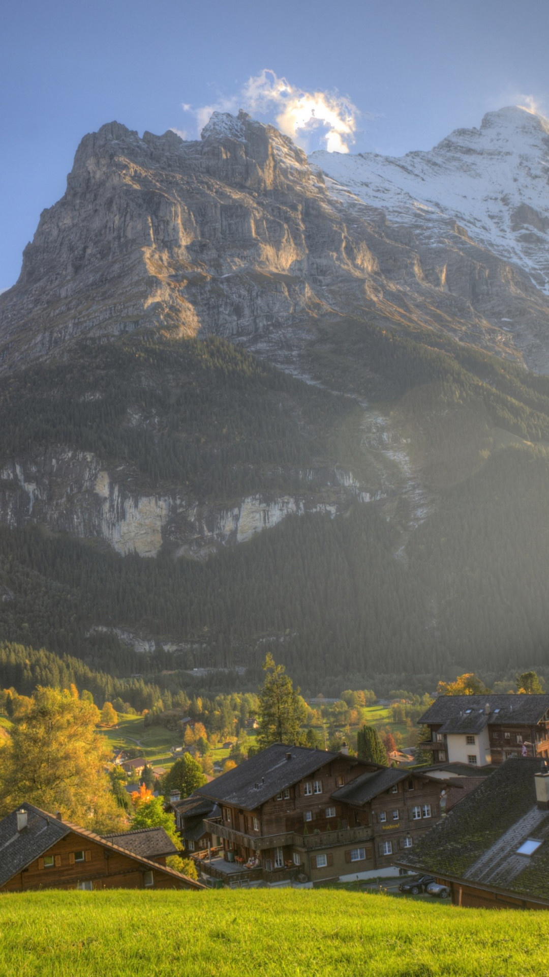 Best landscape from Bernese Alps wallpaper 1080x1920