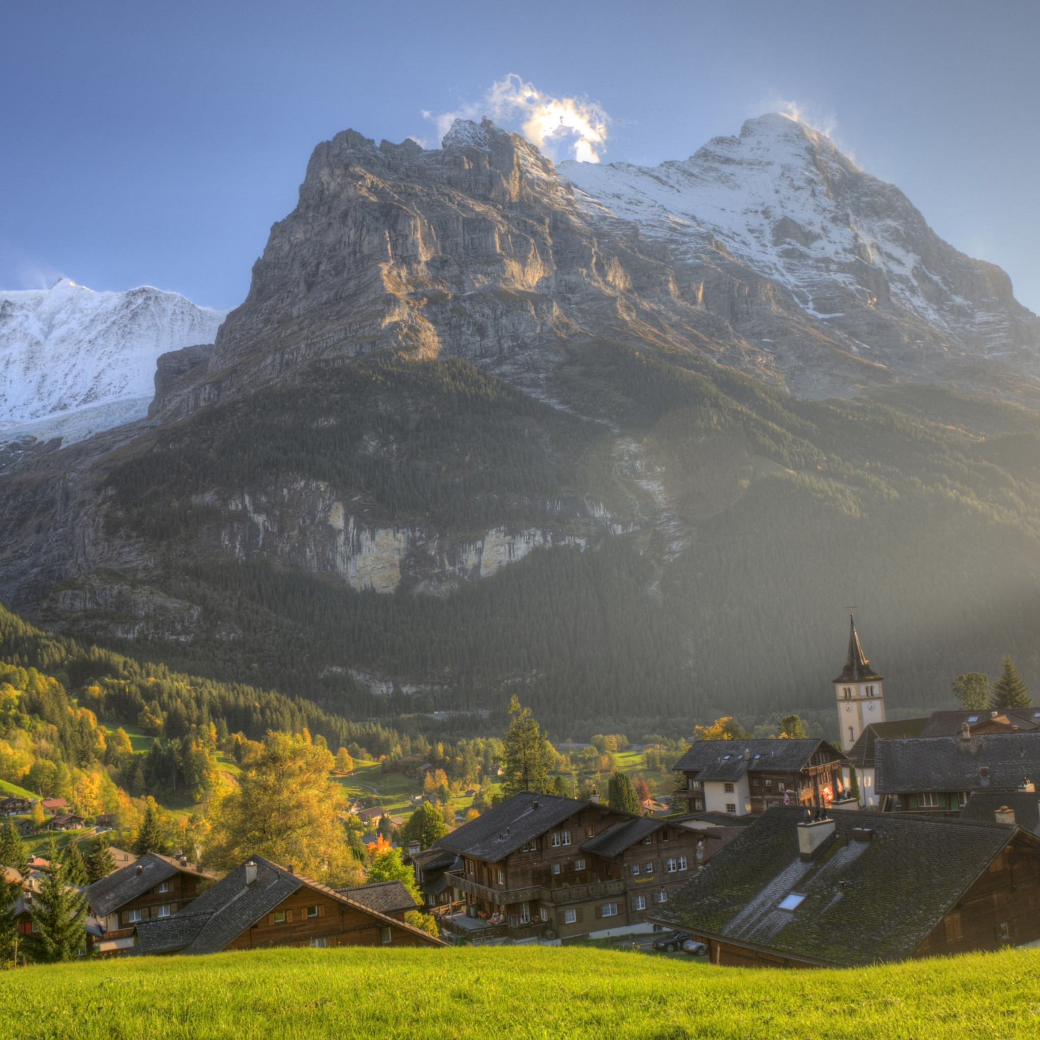 Best landscape from Bernese Alps wallpaper 2048x2048
