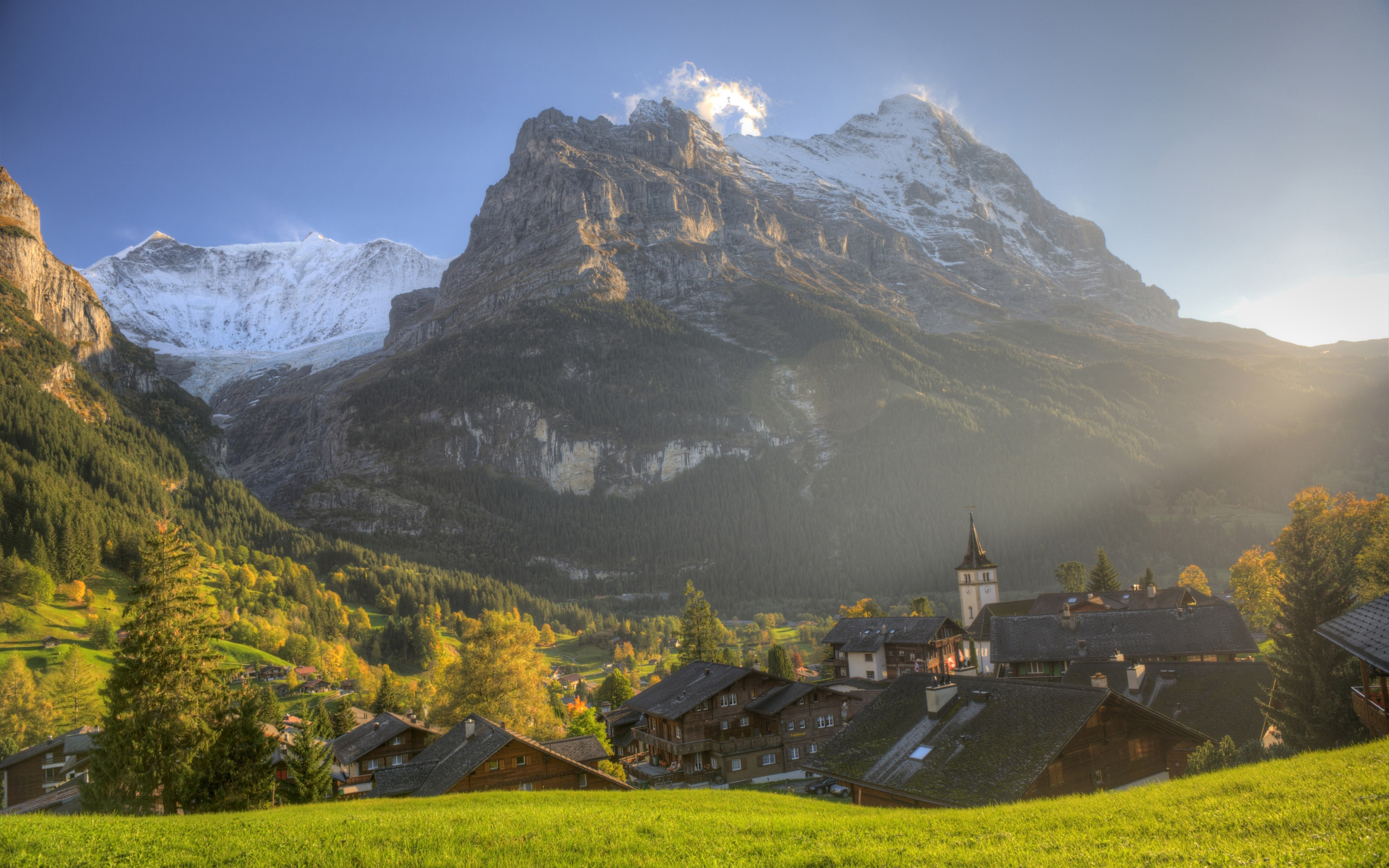 Best landscape from Bernese Alps wallpaper 3840x2400