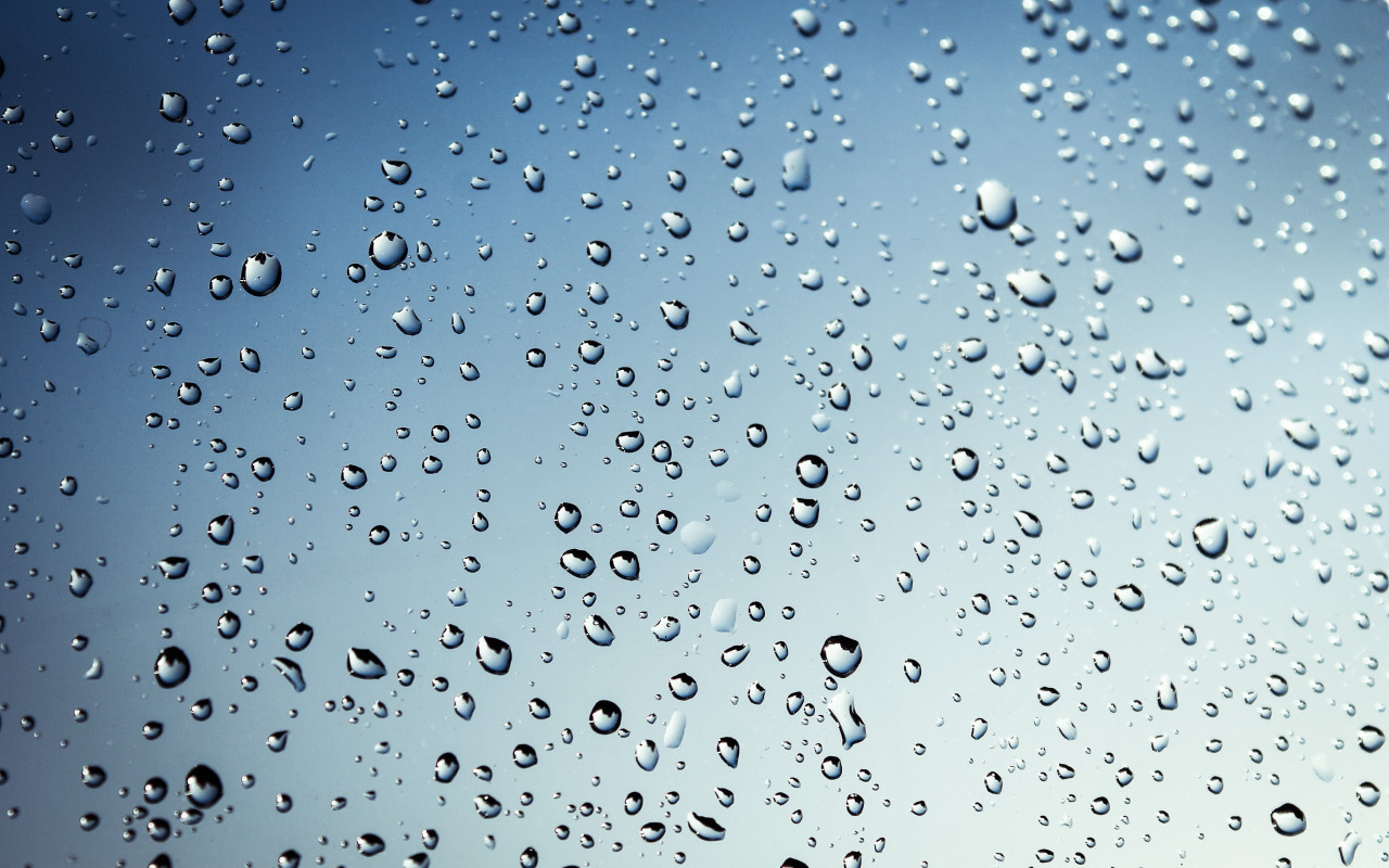 Rain drops on window wallpaper 1280x800