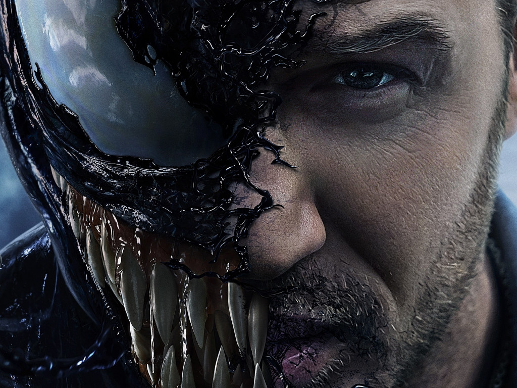 Tom Hardy in Venom wallpaper 1024x768