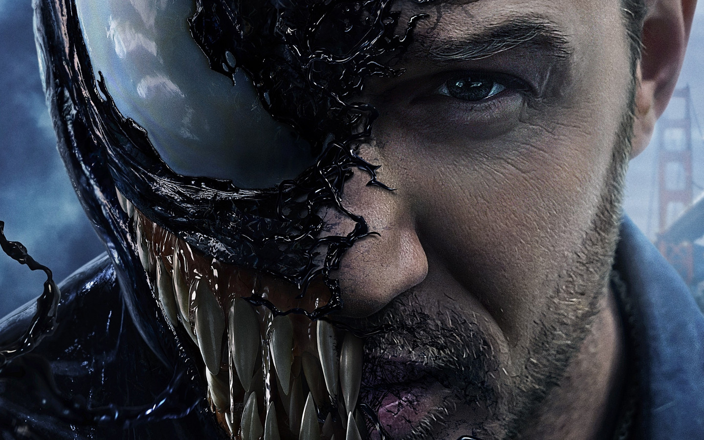 Tom Hardy in Venom wallpaper 1440x900