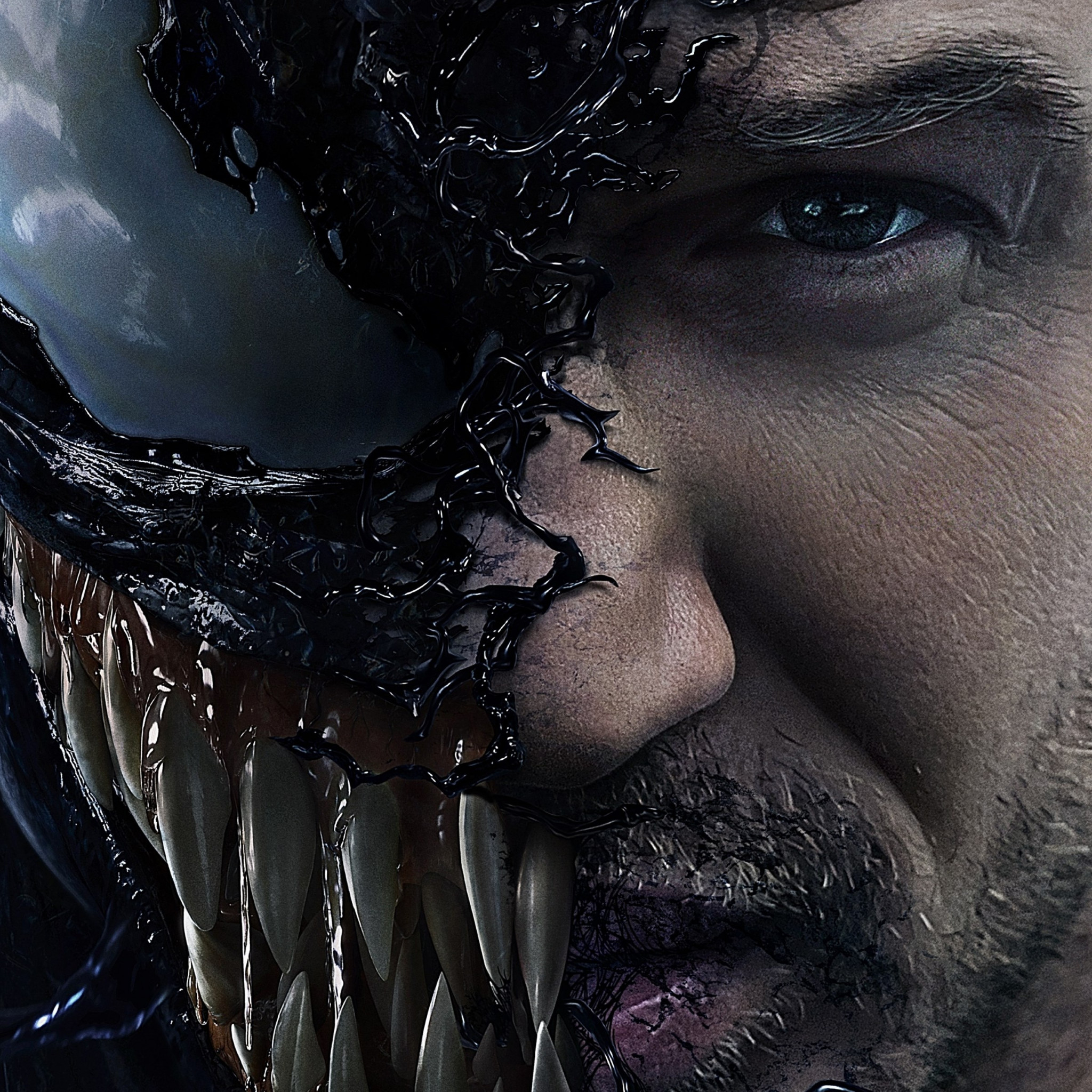 Tom Hardy in Venom wallpaper 2048x2048