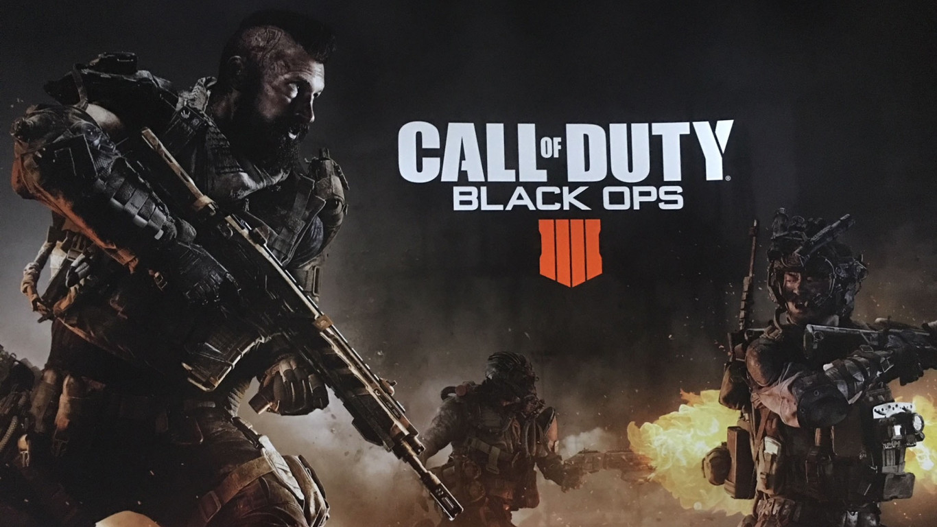 Download wallpaper: Call of Duty Black Ops 4 2018 1366x768