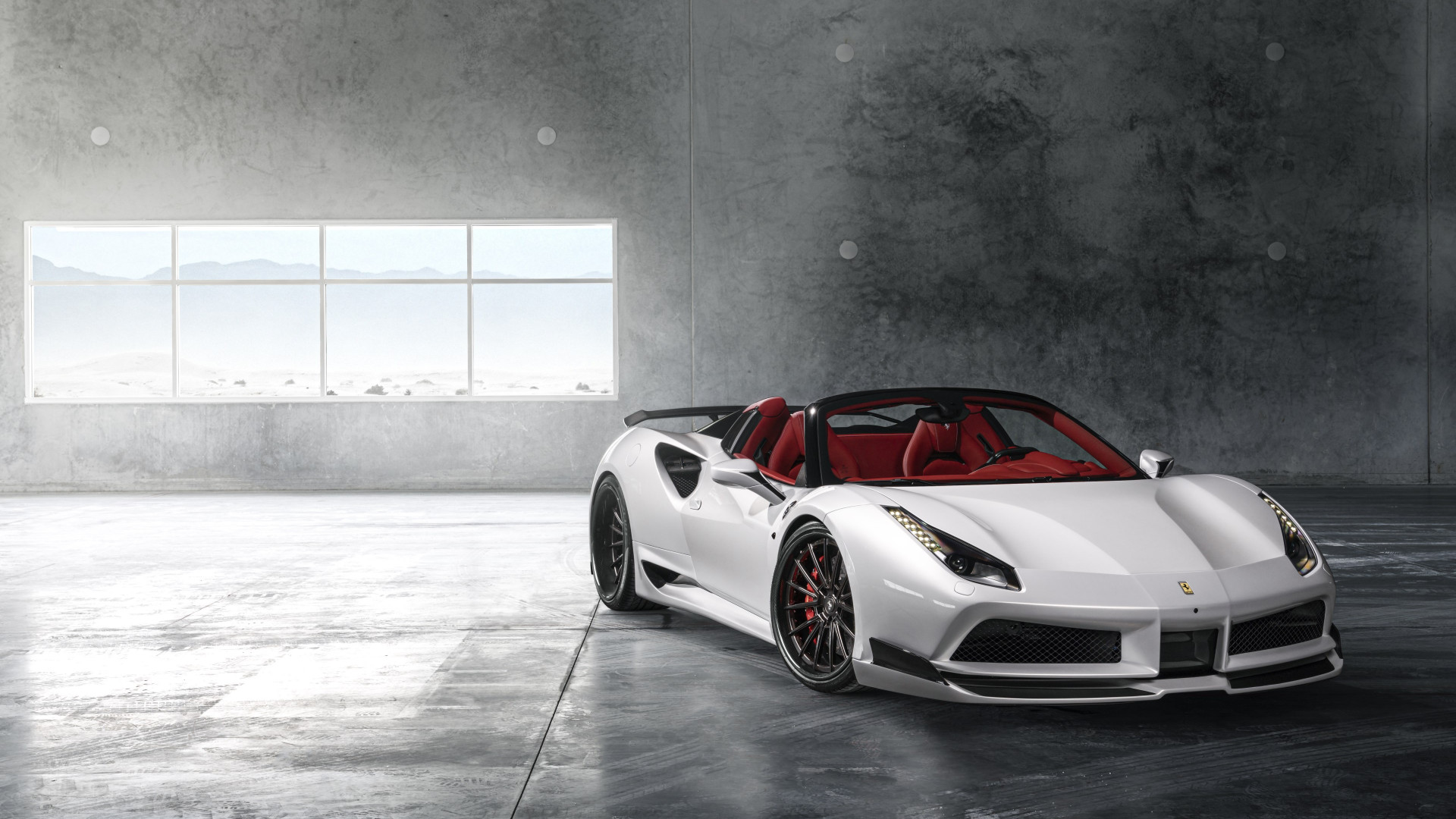 Convertible Ferrari 488 wallpaper 1920x1080