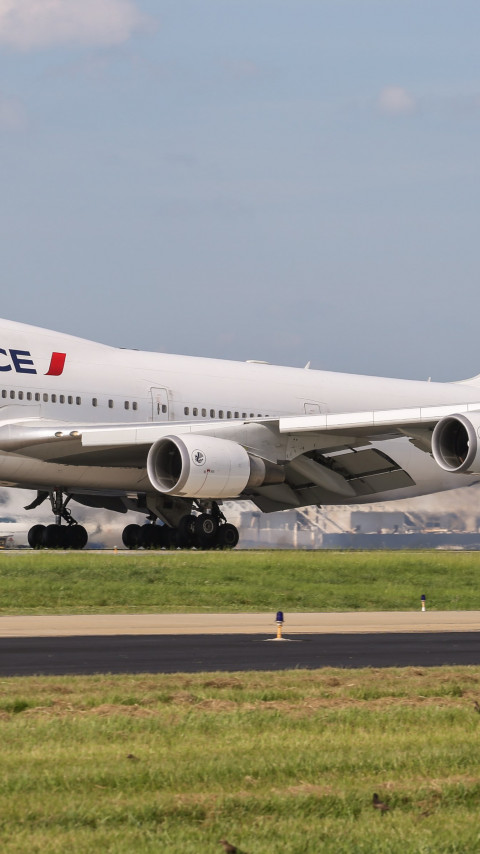 Air France Boeing 747 wallpaper 480x854