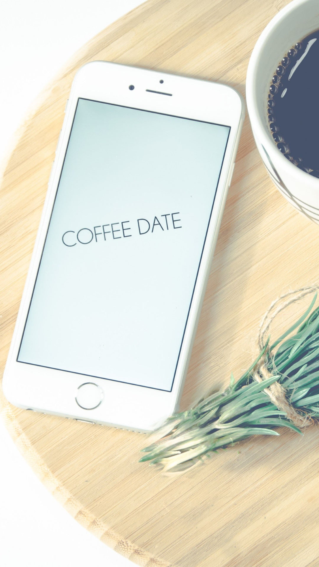 Coffee date wallpaper 1080x1920