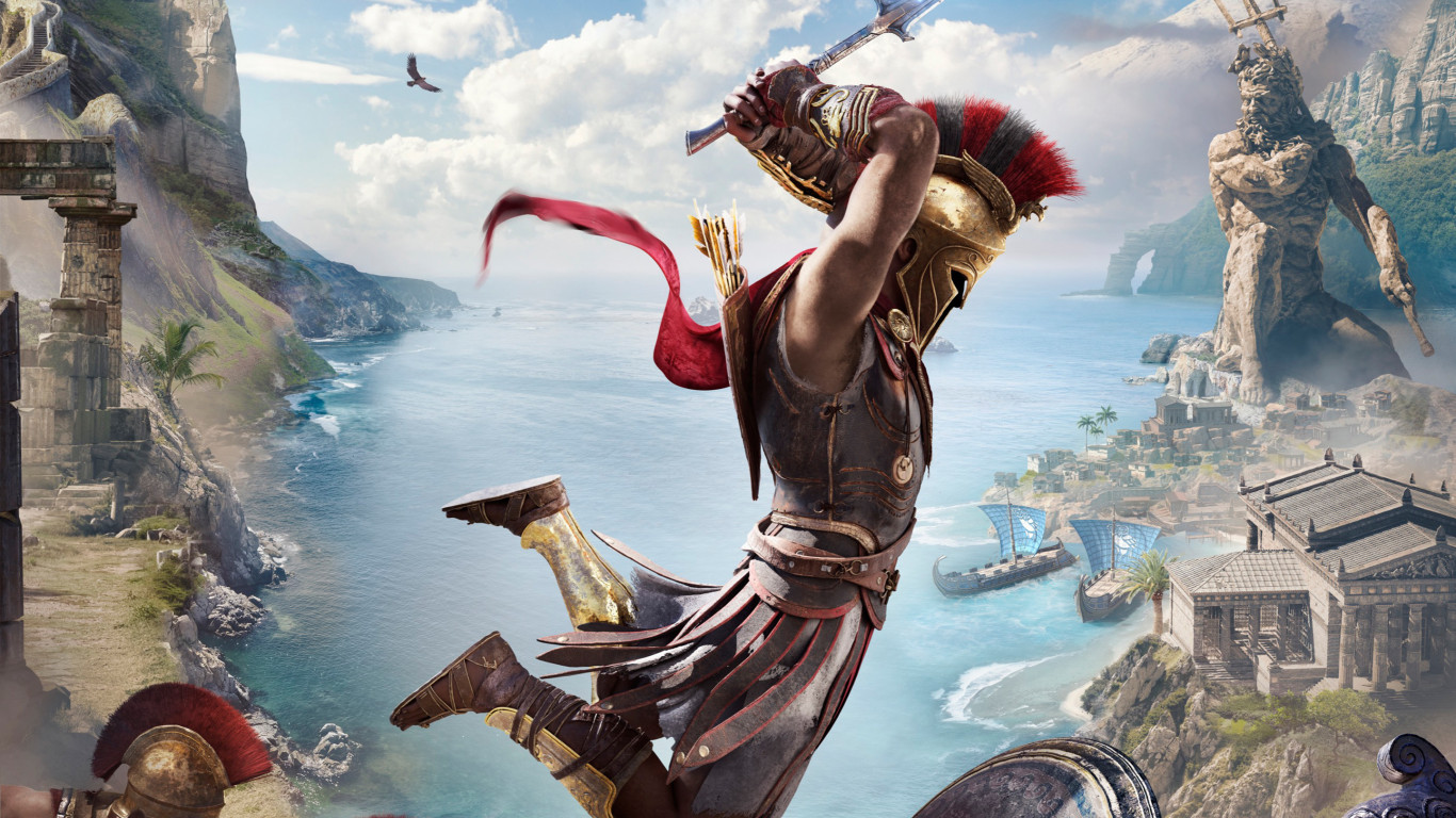 Assassin's Creed Odyssey screenshot wallpaper 1366x768