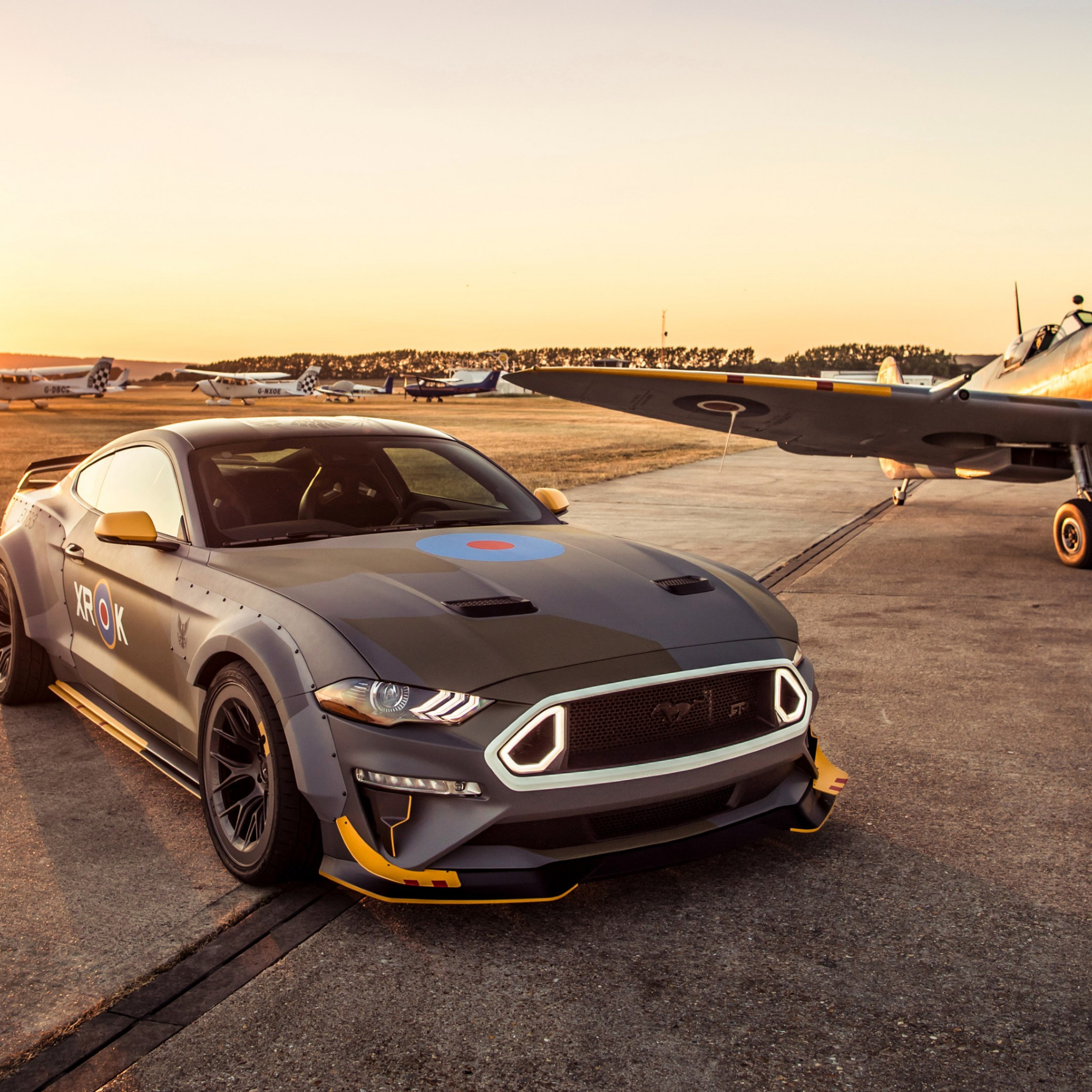 Ford Eagle Squadron Mustang GT wallpaper 2048x2048