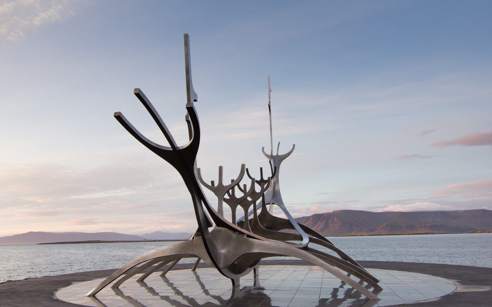 The Sun Voyager from Reykjavik, Iceland wallpaper 1680x1050