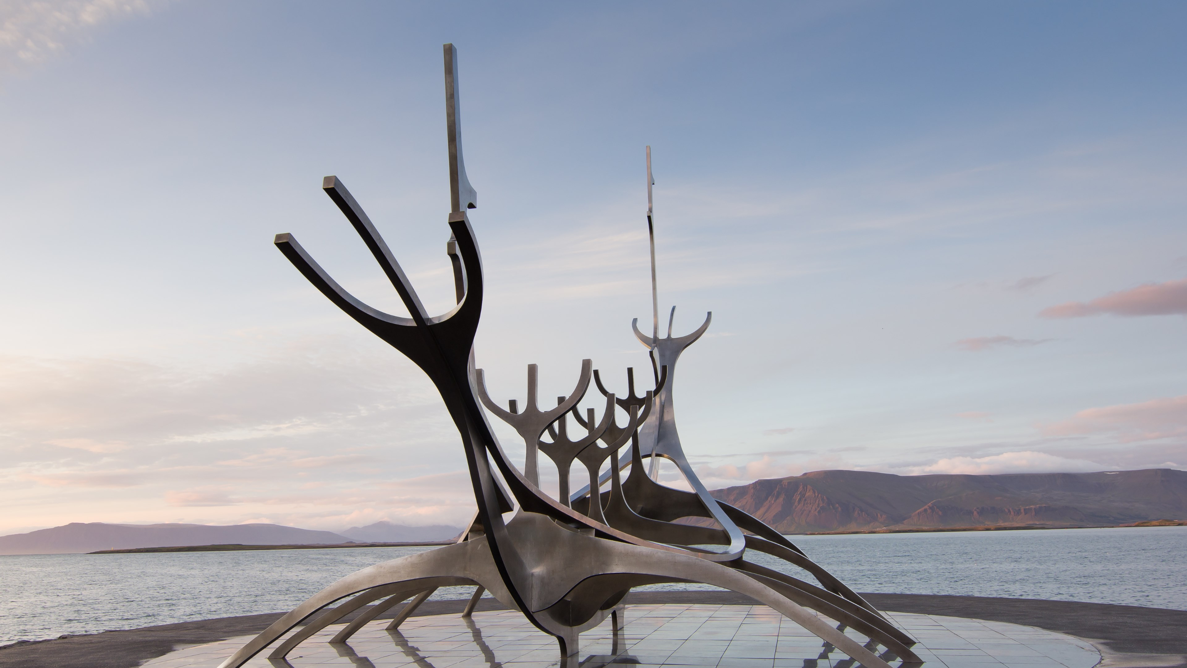 The Sun Voyager from Reykjavik, Iceland wallpaper 3840x2160
