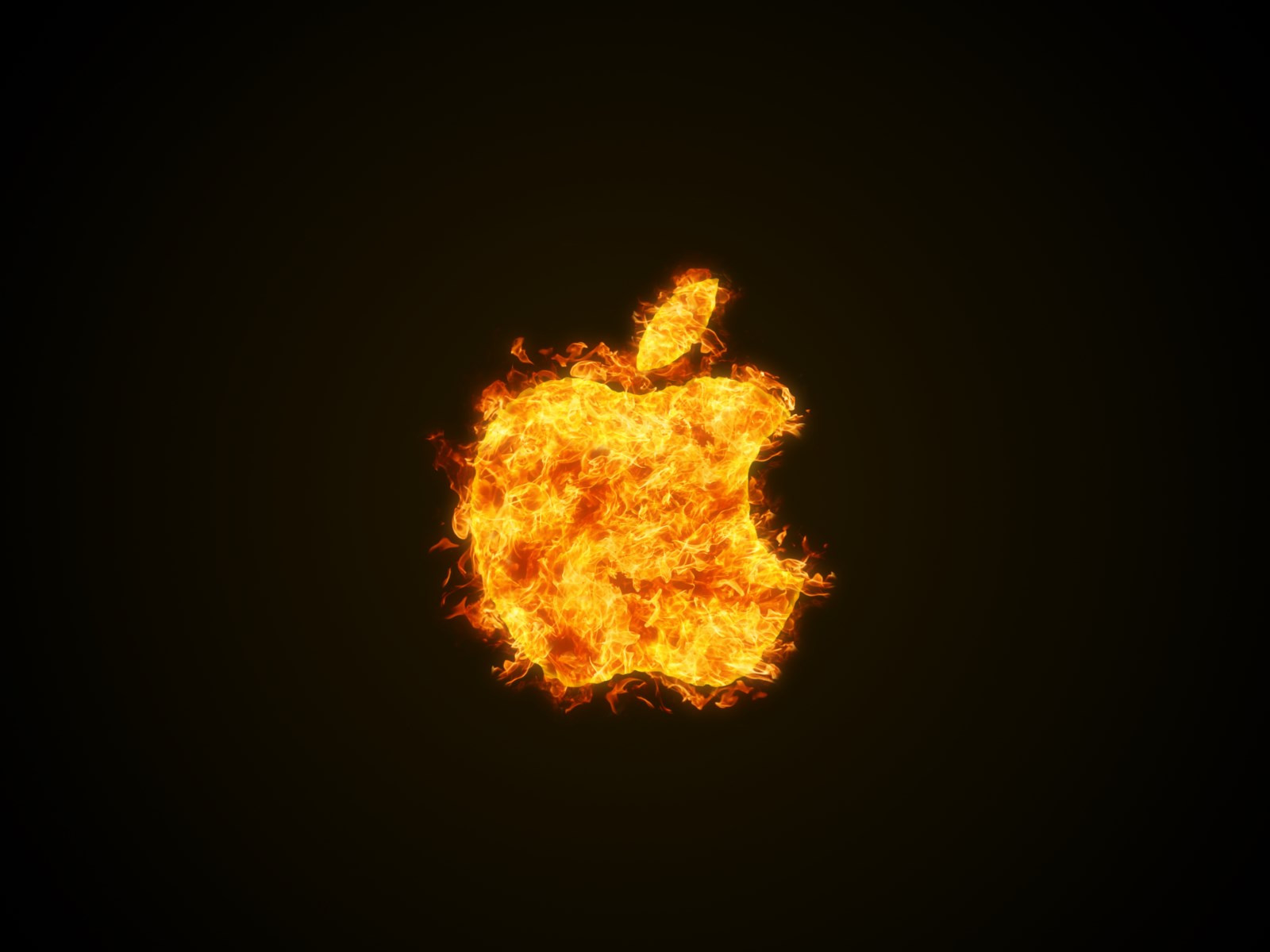 Apple fire wallpaper 1600x1200