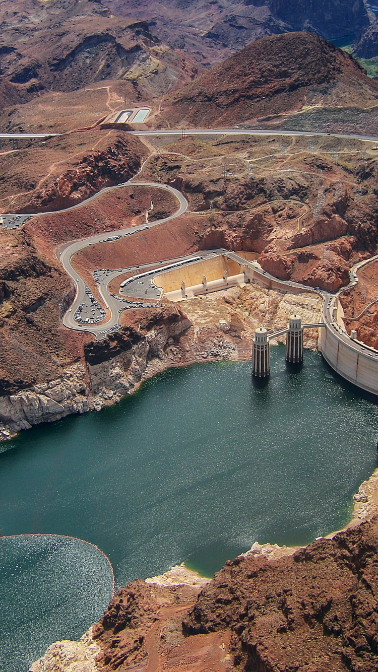 Hoover Dam wallpaper 750x1334