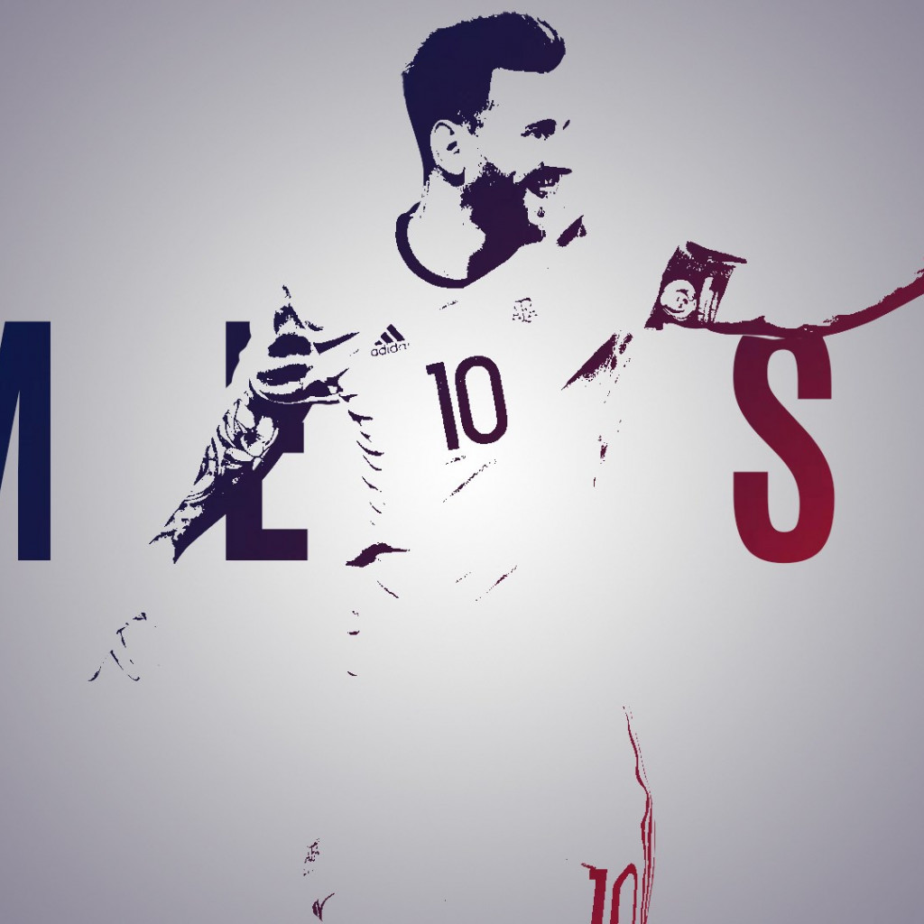 Leo Messi wallpaper 1024x1024