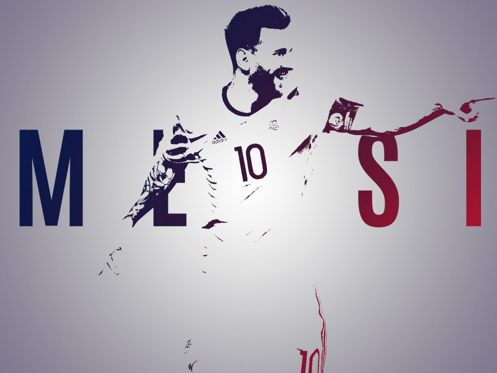 Leo Messi wallpaper 1024x768