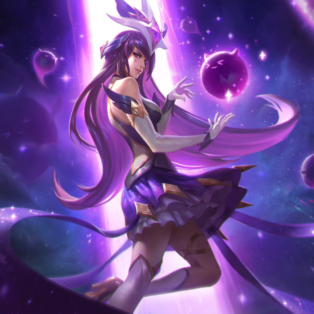 Syndra in League of Legends champion wallpaper 1024x1024