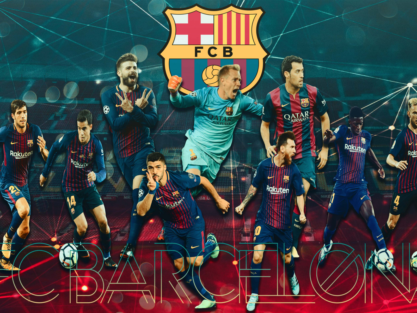 FC Barcelona wallpaper 1600x1200