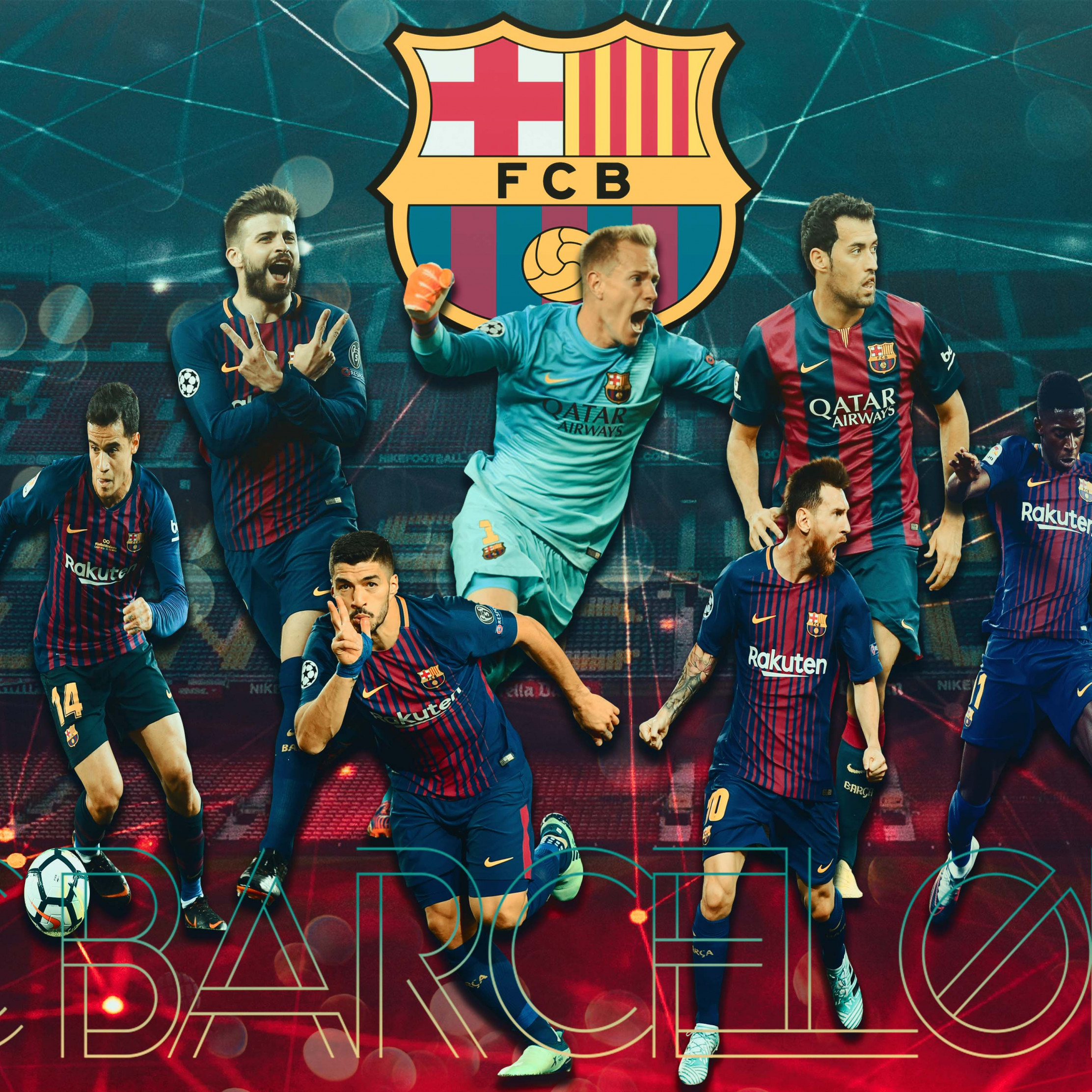 FC Barcelona wallpaper 2224x2224