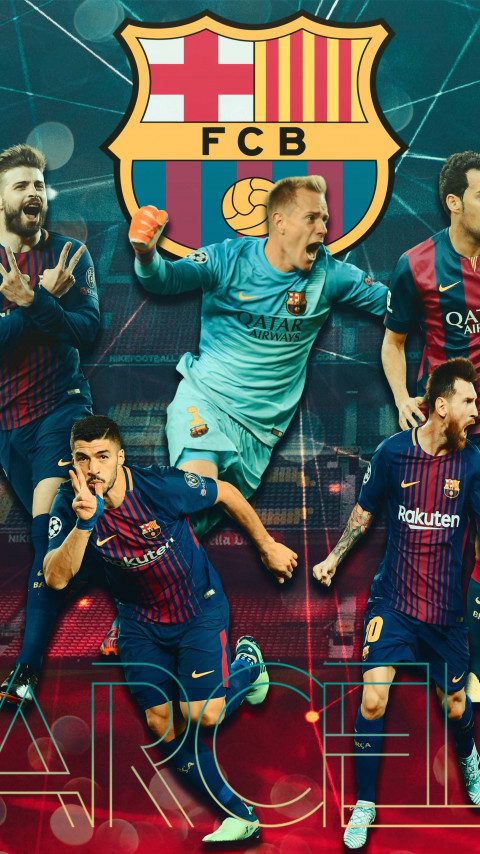 FC Barcelona wallpaper 480x854