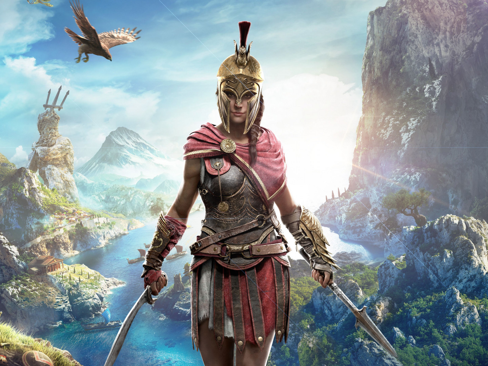 Kassandra in Assassin s Creed wallpaper 1600x1200